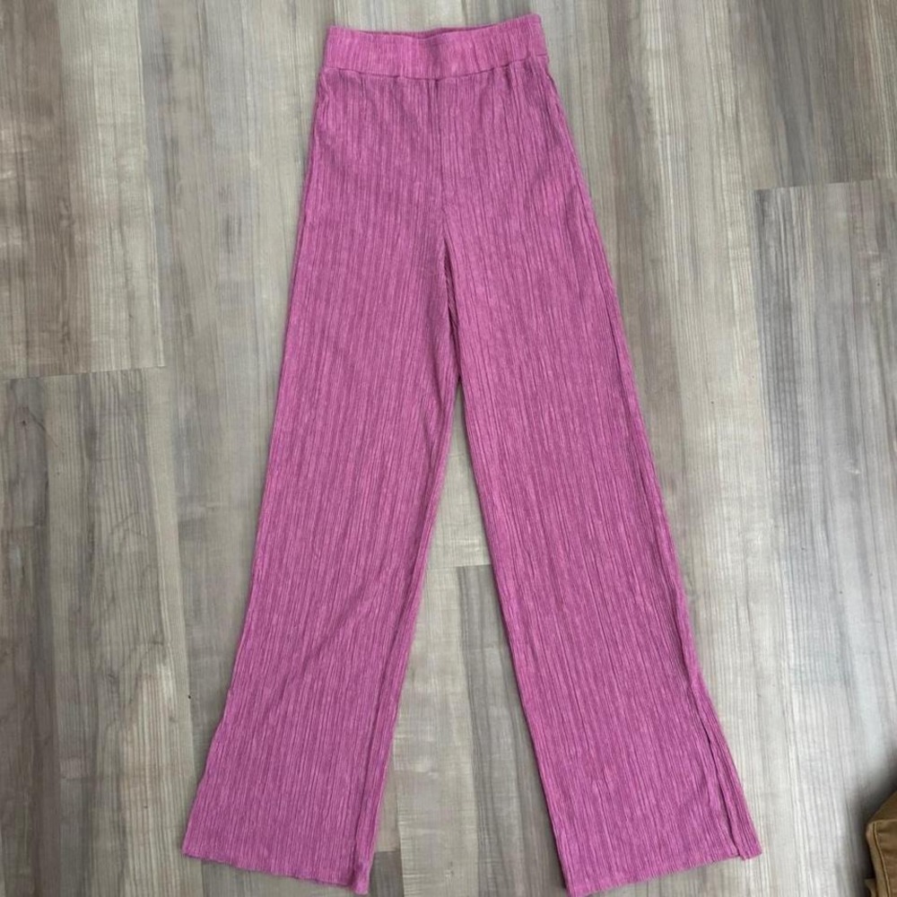 Zara pink wide leg‎ pants Size S